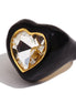 Onyx Heart Ring